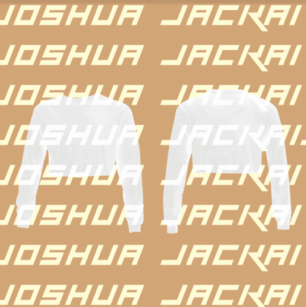 White Crop Long Sleeve Photoshop Mock Template - Joshua Jackai The #1 Graphic Design Agency For E-Commerce Businesses