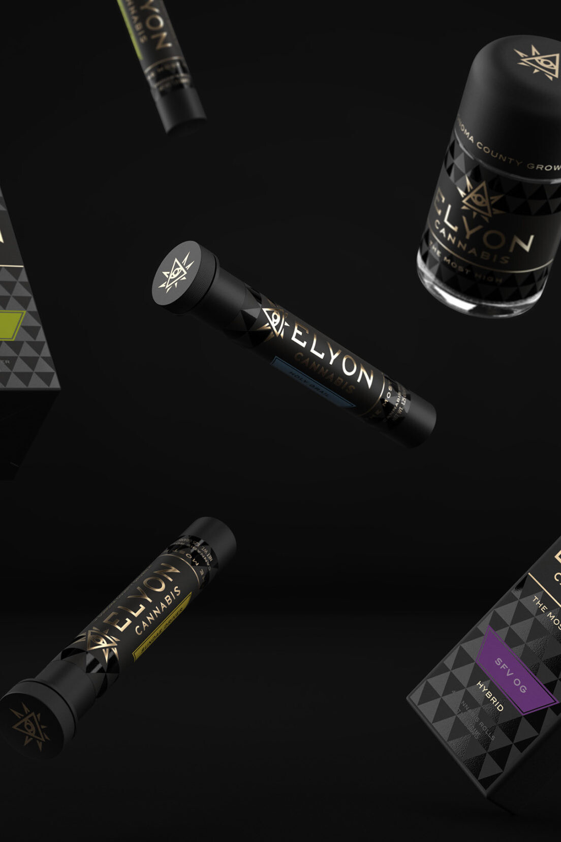 Elyon Cannabis Package Design scaled uai - Joshua Jackai The #1 Graphic Design Agency For E-Commerce Businesses
