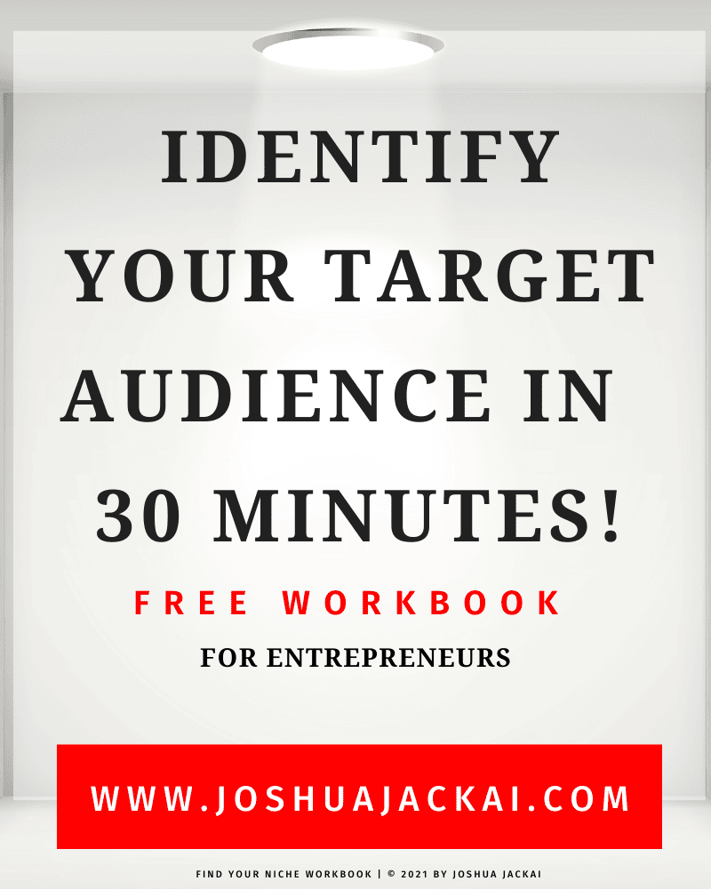 Copy of FIND MY TARGET AUDIENCE WORKBOOK uai - Joshua Jackai The #1 Graphic Design Agency For E-Commerce Businesses