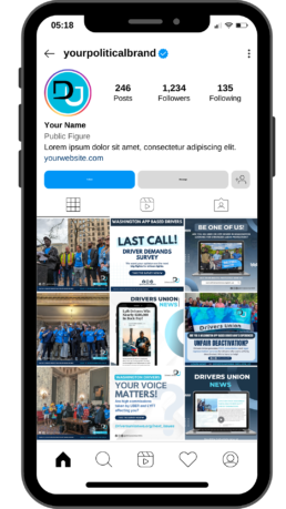 Instagram Social Media Content Calendar Design for Non Profit Business by Jackai Agency