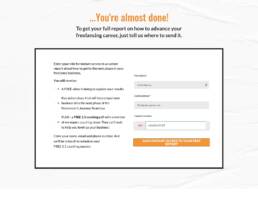 UI UX Lead Generation Funnel by Jackai Agency - Copy Chief freelancers journey sign up p3 15 - Jackai Agency The #1 Graphic Design Agency For E-Commerce Businesses Screenshot of UI UX Lead Generation Design by Jackai Agency for Copy Chief's Freelancer Quiz Funnel Opt In Page