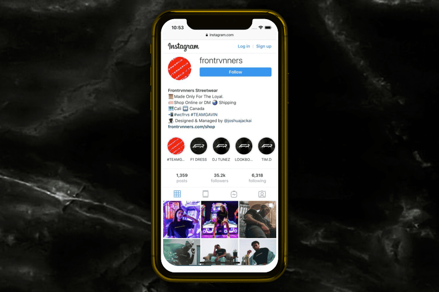 Frontrvnners IG uai - Joshua Jackai The #1 Graphic Design Agency For E-Commerce Businesses