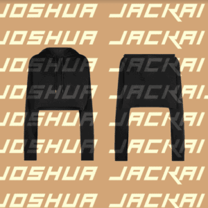 Black Crop Hoodie Photoshop Template