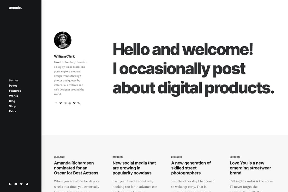 demo homepage Blog Author Uncode - Joshua Jackai The #1 Graphic Design Agency For E-Commerce Businesses