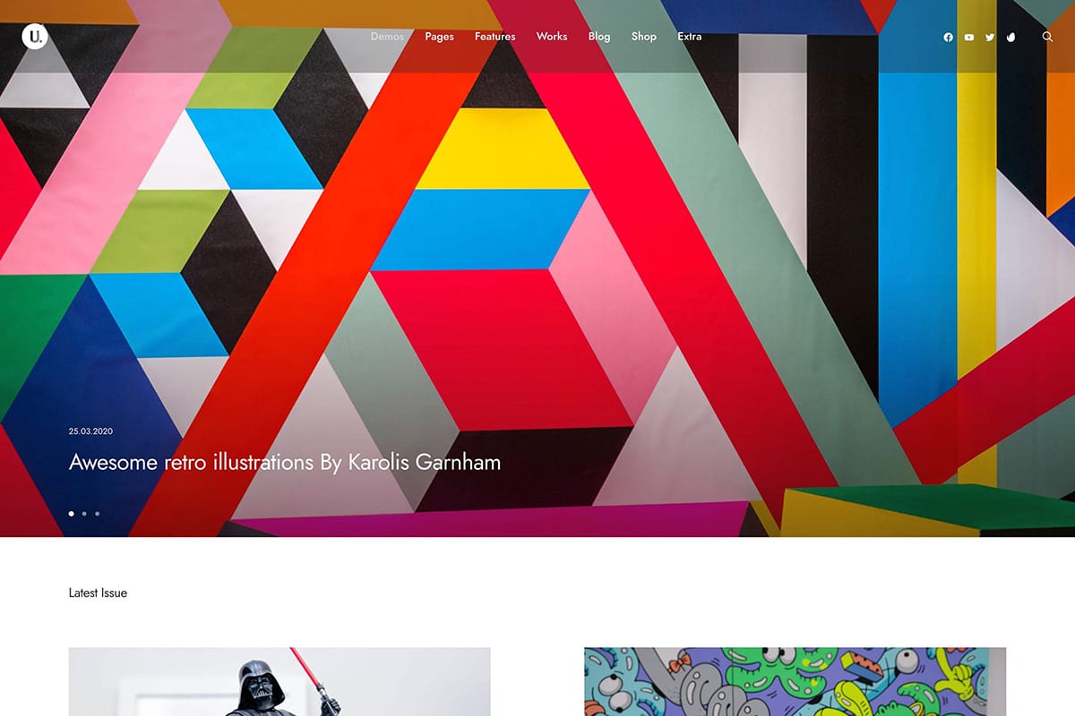 demo homepage Blog Review Uncode - Joshua Jackai The #1 Graphic Design Agency For E-Commerce Businesses