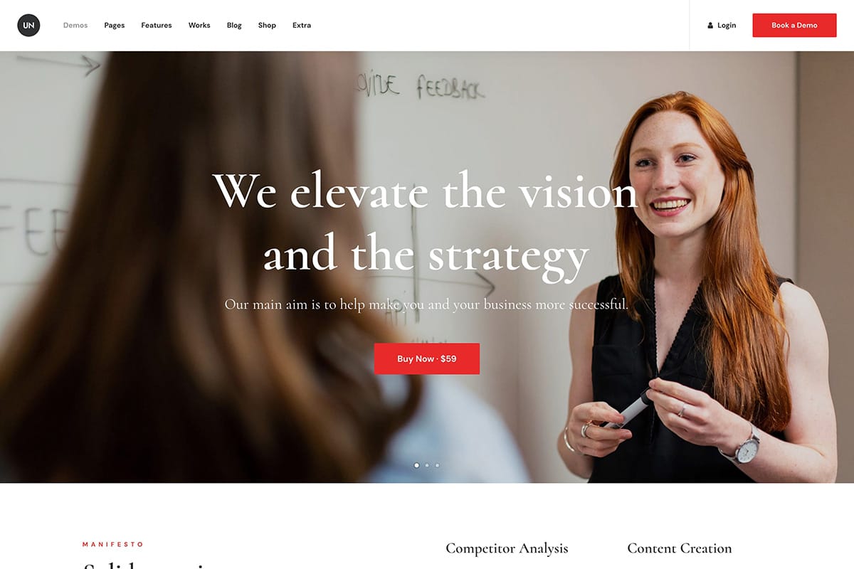 demo homepage Classic Business Uncode New - Joshua Jackai The #1 Graphic Design Agency For E-Commerce Businesses