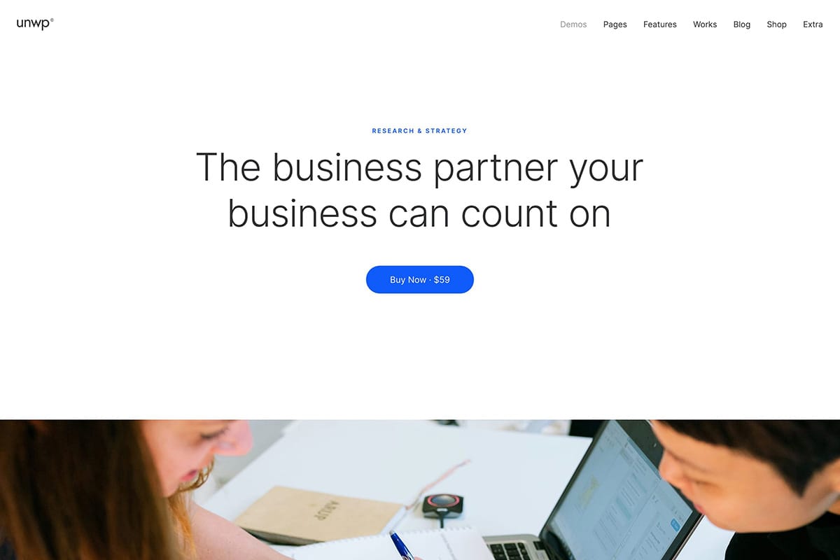 demo homepage Classic Consultants Uncode - Joshua Jackai The #1 Graphic Design Agency For E-Commerce Businesses