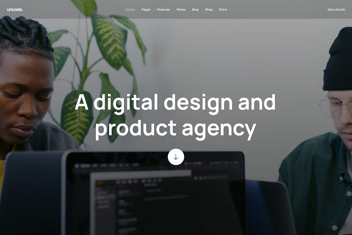 demo homepage Creative Agency Uncode New 1 - Joshua Jackai The #1 Graphic Design Agency For E-Commerce Businesses