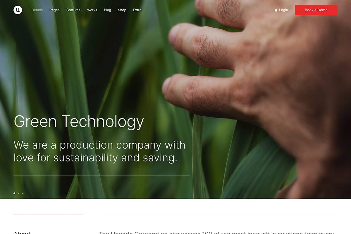 demo homepage Creative Corporation Uncode - Joshua Jackai The #1 Graphic Design Agency For E-Commerce Businesses