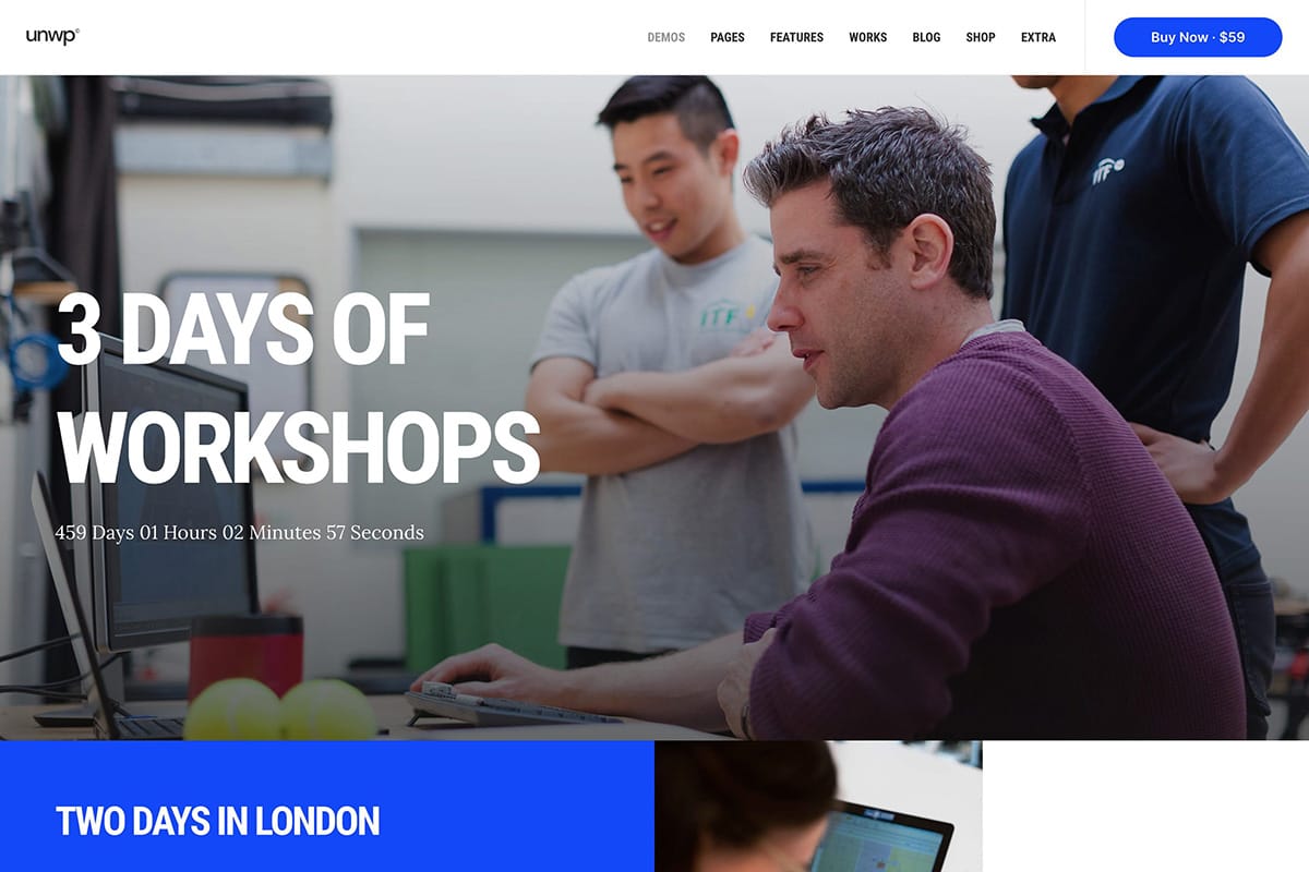 demo homepage Creative Event Uncode - Joshua Jackai The #1 Graphic Design Agency For E-Commerce Businesses