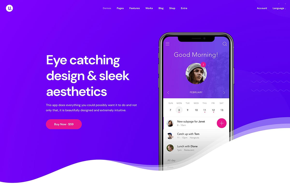 demo homepage Creative Landing Uncode - Joshua Jackai The #1 Graphic Design Agency For E-Commerce Businesses