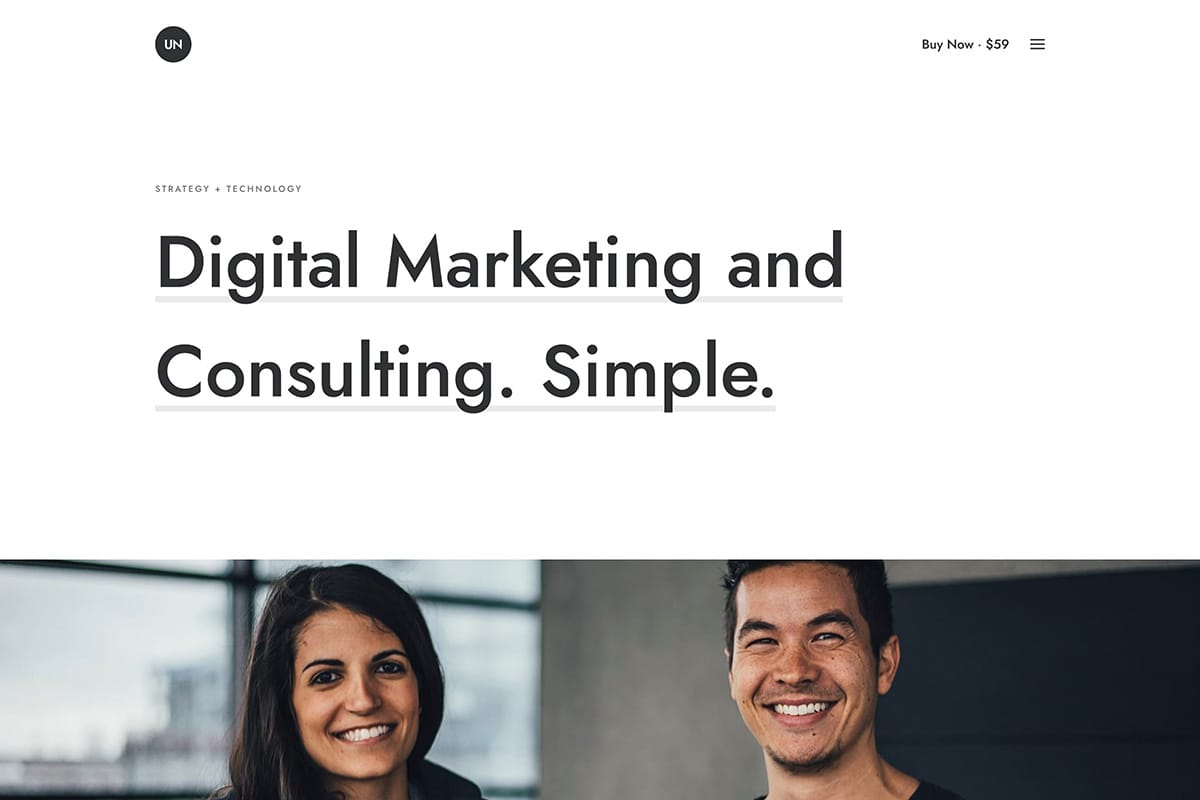 demo homepage Creative Marketing Uncode - Joshua Jackai The #1 Graphic Design Agency For E-Commerce Businesses