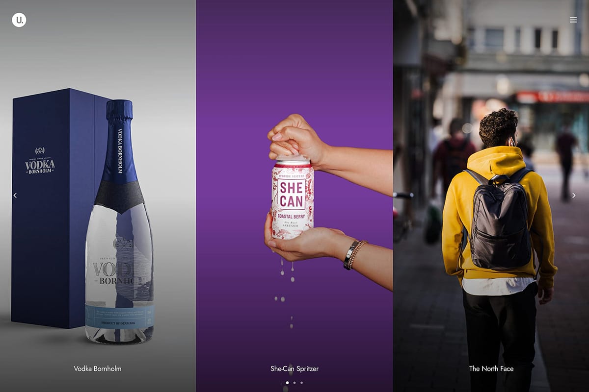 demo homepage Portfolio Carousel Uncode - Joshua Jackai The #1 Graphic Design Agency For E-Commerce Businesses