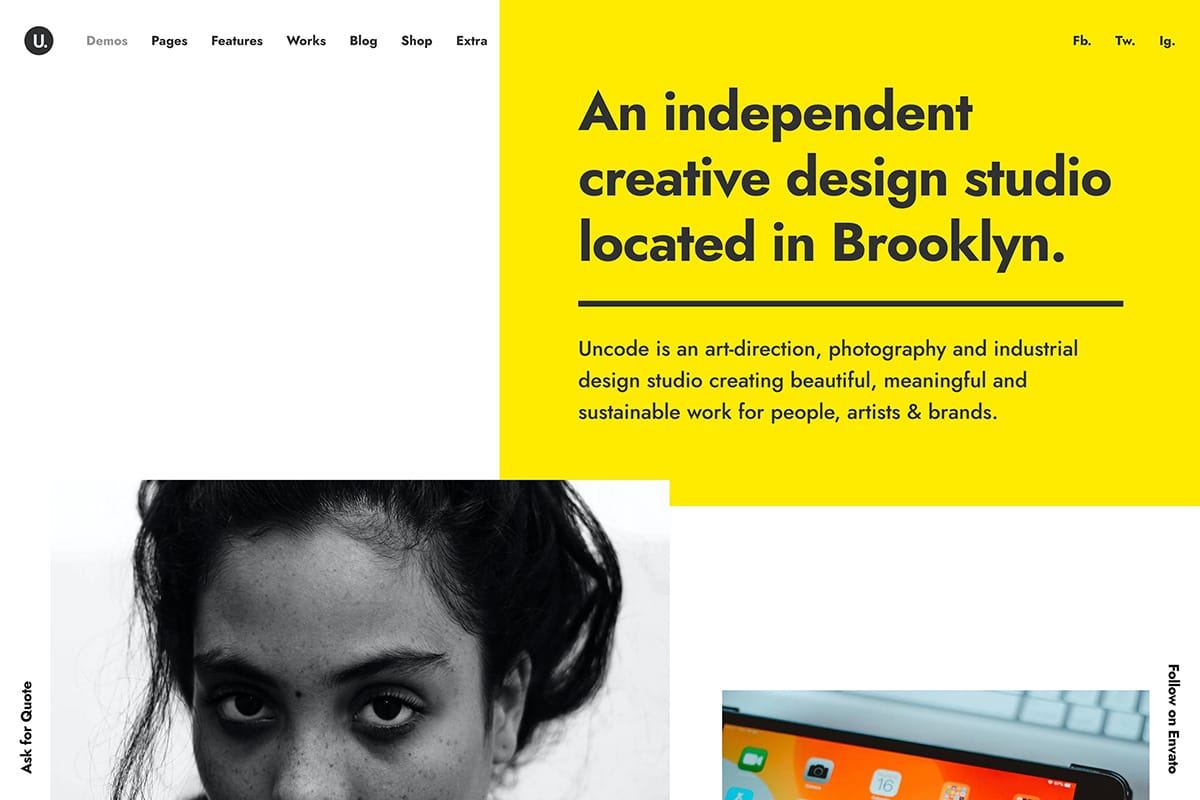 demo homepage Portfolio Bureau Uncode New - Joshua Jackai The #1 Graphic Design Agency For E-Commerce Businesses