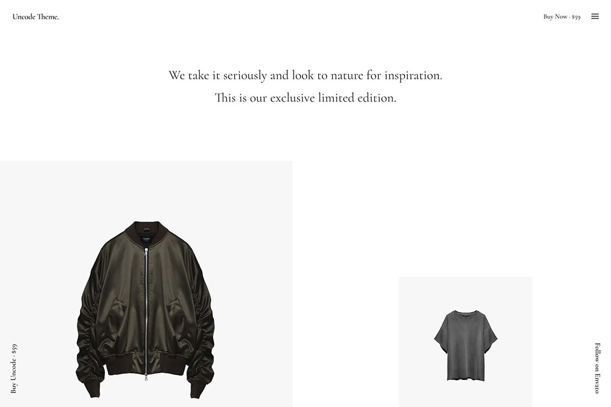 demo homepage Shop Minimal Uncode New - Joshua Jackai The #1 Graphic Design Agency For E-Commerce Businesses