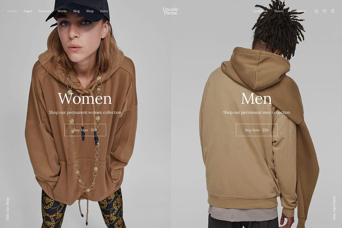 demo homepage Shop Boutique Uncode New - Joshua Jackai The #1 Graphic Design Agency For E-Commerce Businesses
