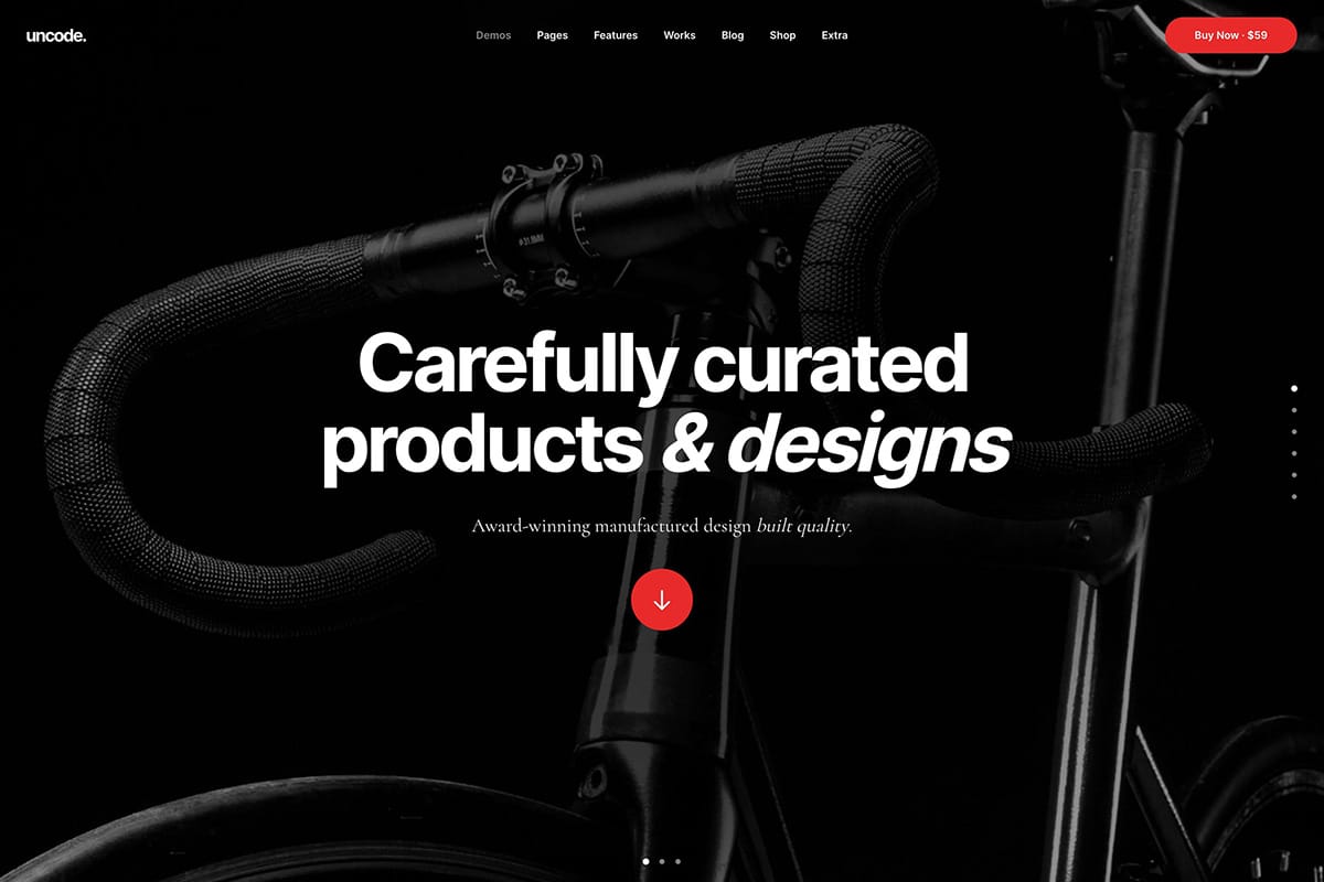 demo homepage Shop Techie Uncode - Joshua Jackai The #1 Graphic Design Agency For E-Commerce Businesses