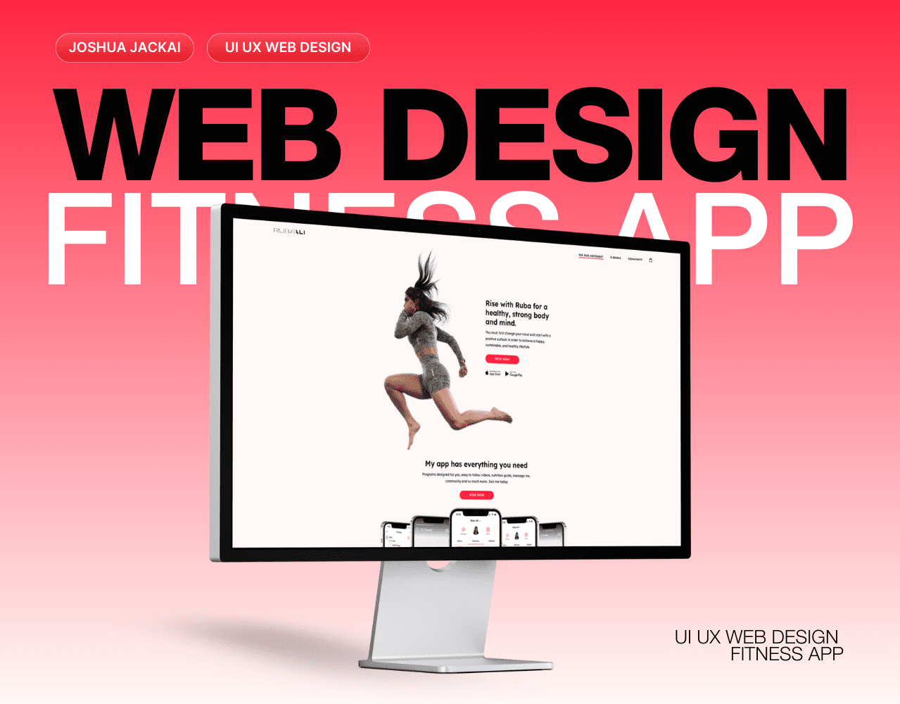 Fitness App UI UX Web Design Delivers 2.5X Conversions – Joshua Jackai – Jackai Agency 1 Fitness Web Design - Joshua Jackai The #1 Graphic Design Agency For E-Commerce Businesses