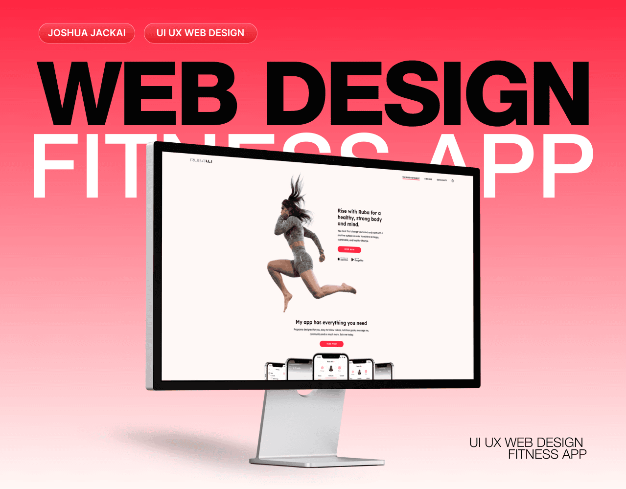 Fitness App UI UX Web Design Delivers 2.5X Conversions – Joshua Jackai – Jackai Agency 1 Fitness Web Design - Joshua Jackai The #1 Graphic Design Agency For E-Commerce Businesses