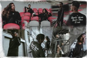 Streetwear Clothing Manufacturers Photo collage of men and women in frontrvnners streetwear clothing