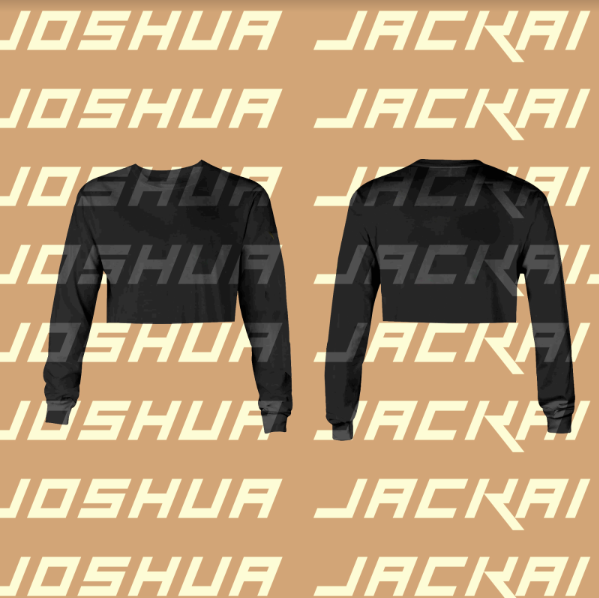 B Crop Long Sleeve - Joshua Jackai The #1 Graphic Design Agency For E-Commerce Businesses