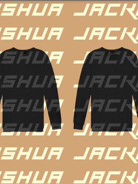 Black Long Sleeve Photoshop Mock Template uai