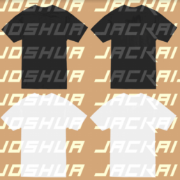 White Black T Shirt Photoshop Mock Template uai - Joshua Jackai The #1 Graphic Design Agency For E-Commerce Businesses