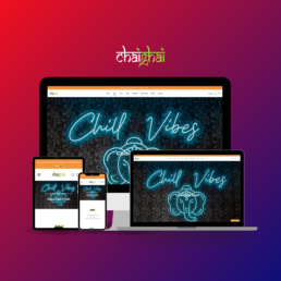 Jackai Agency's custom-designed landing page for Chai Ghai's Cafe in Vancouver.