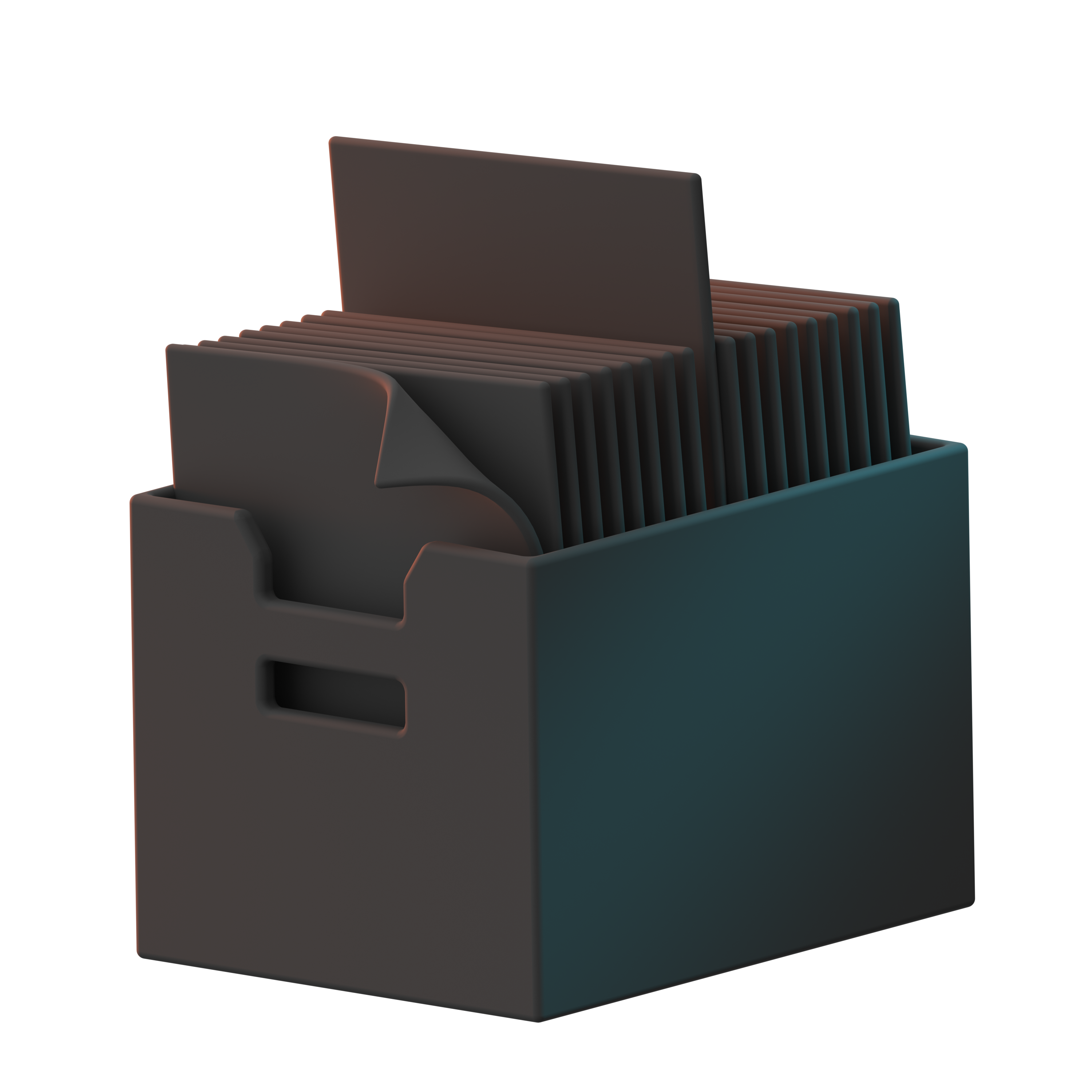 Archive box illustration