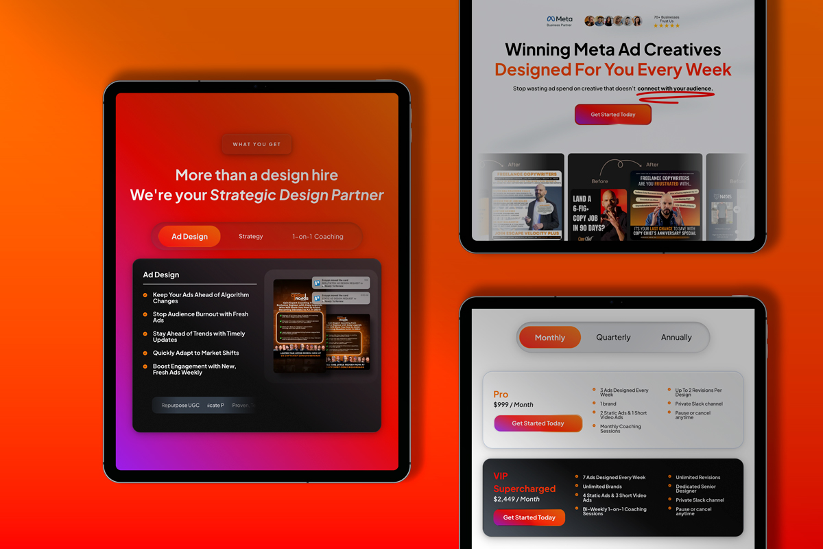 Enzygn Ads website design by Joshua Jackai