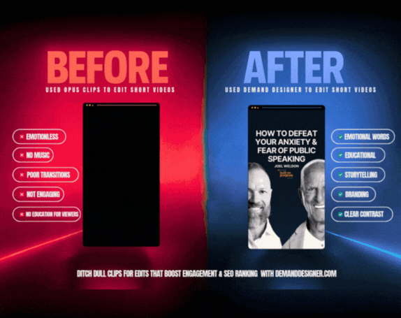 Meta ad creative before and after redesign comparison