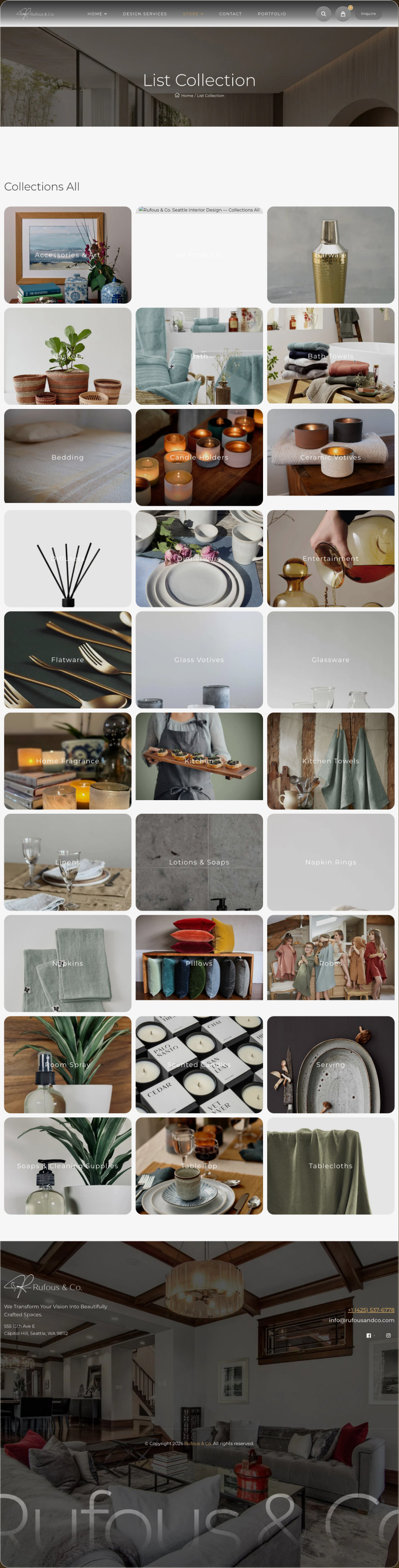 After: a storefront wired to the same design system as the rest of the site.
