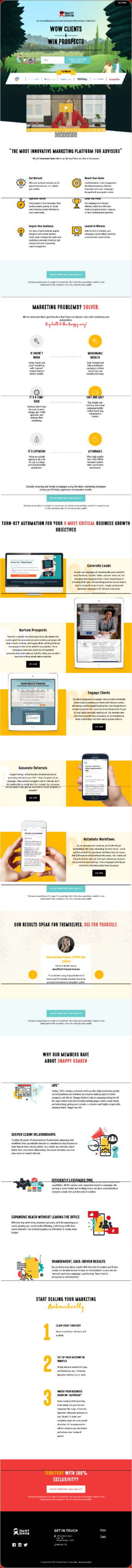 Before: a feature-led homepage. Product capability leads, the audience is not named, and the primary action repeats 4 times in 4 different phrasings.