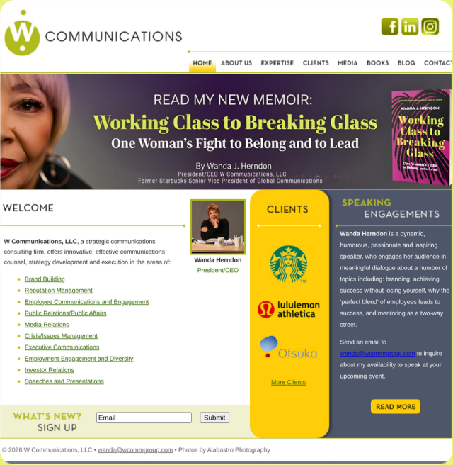 Before: 1 homepage opening with a general paragraph about the practice and no named audience.
