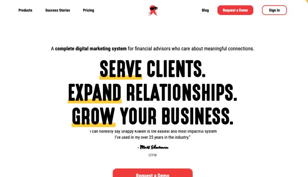 After: Snappy Kraken, site overhaul