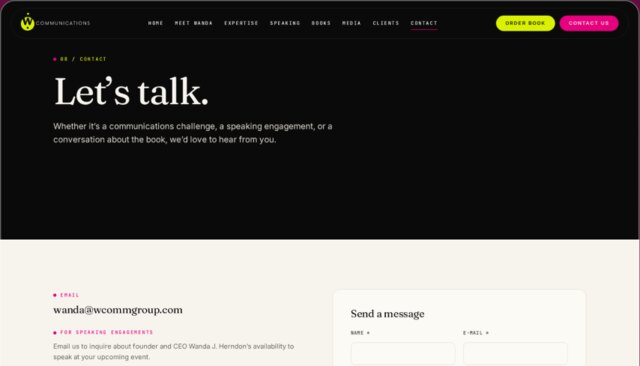 After: W Communications, contact