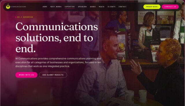 After: W Communications, expertise